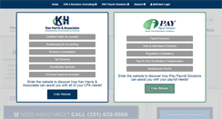 Desktop Screenshot of kharriscpa.com
